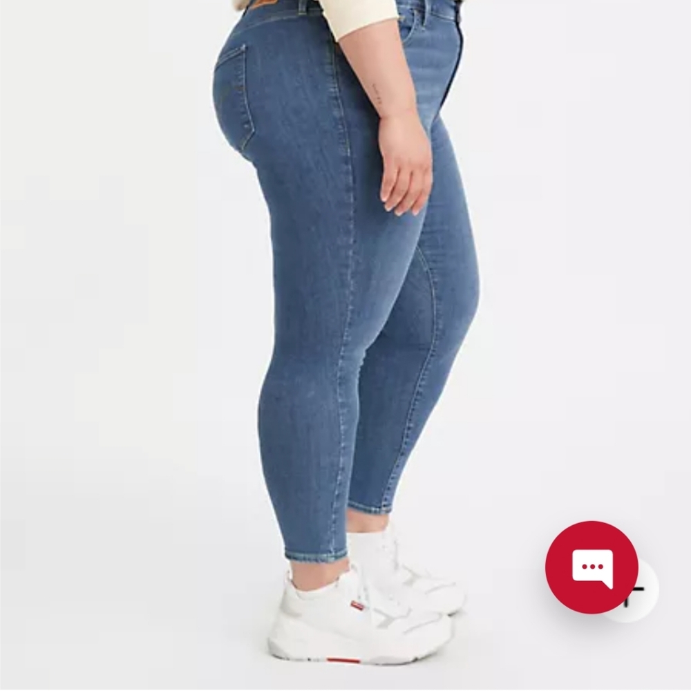 Levi's 720 HIGH RISE SUPER SKINNY WOMEN'S JEANS (PLUS SIZE) NWT - Picture 3 of 10
